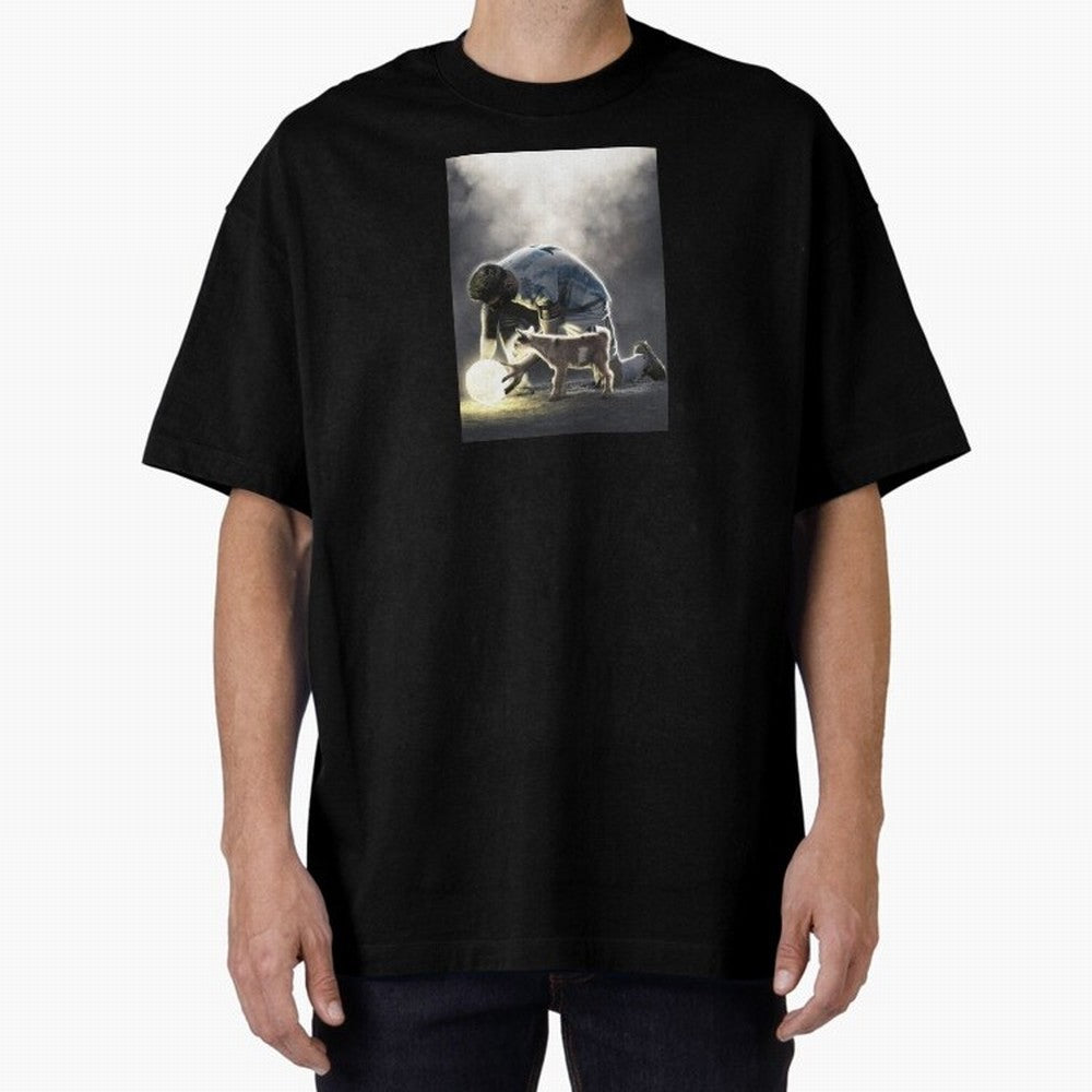 LIONEL MESSI GOAT Oversized T-Shirt Stand Proud for Match Day Hype around FIFA World Cup 2026 Group Stage, Messi and Cristiano Ronaldo, Argentina, France and Brazil, Football Festival Excitement, Trophy Ambitions, Country Rivalries and Star Player