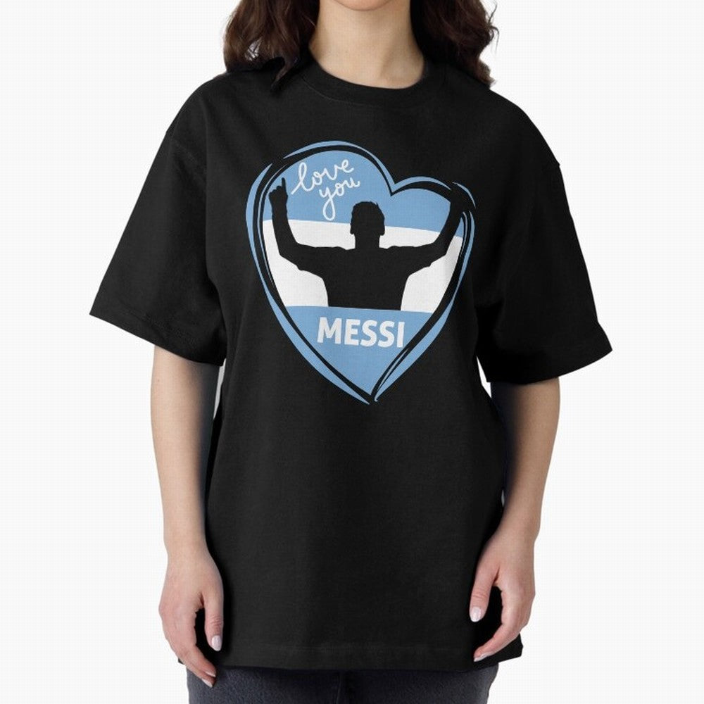 Love Lionel Messi Classic T-Shirt Celebrate Fan Culture around Global Football Passion for FIFA World Cup 2026 Group Stage, Capturing Messi and Cristiano Ronaldo, Argentina, France and Brazil, Game Day Rituals, Football Legends, Country Pride and