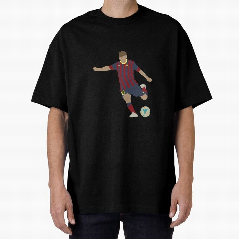 Barcelona Messi Classic T-Shirt Celebrate Match Day Hype around FIFA World Cup 2026, Haaland, France and Portugal, Stadium Memories, Football Loyalty, International Chants and Championship Tradition; Ideal for Football Dads, Football Moms, Friends,