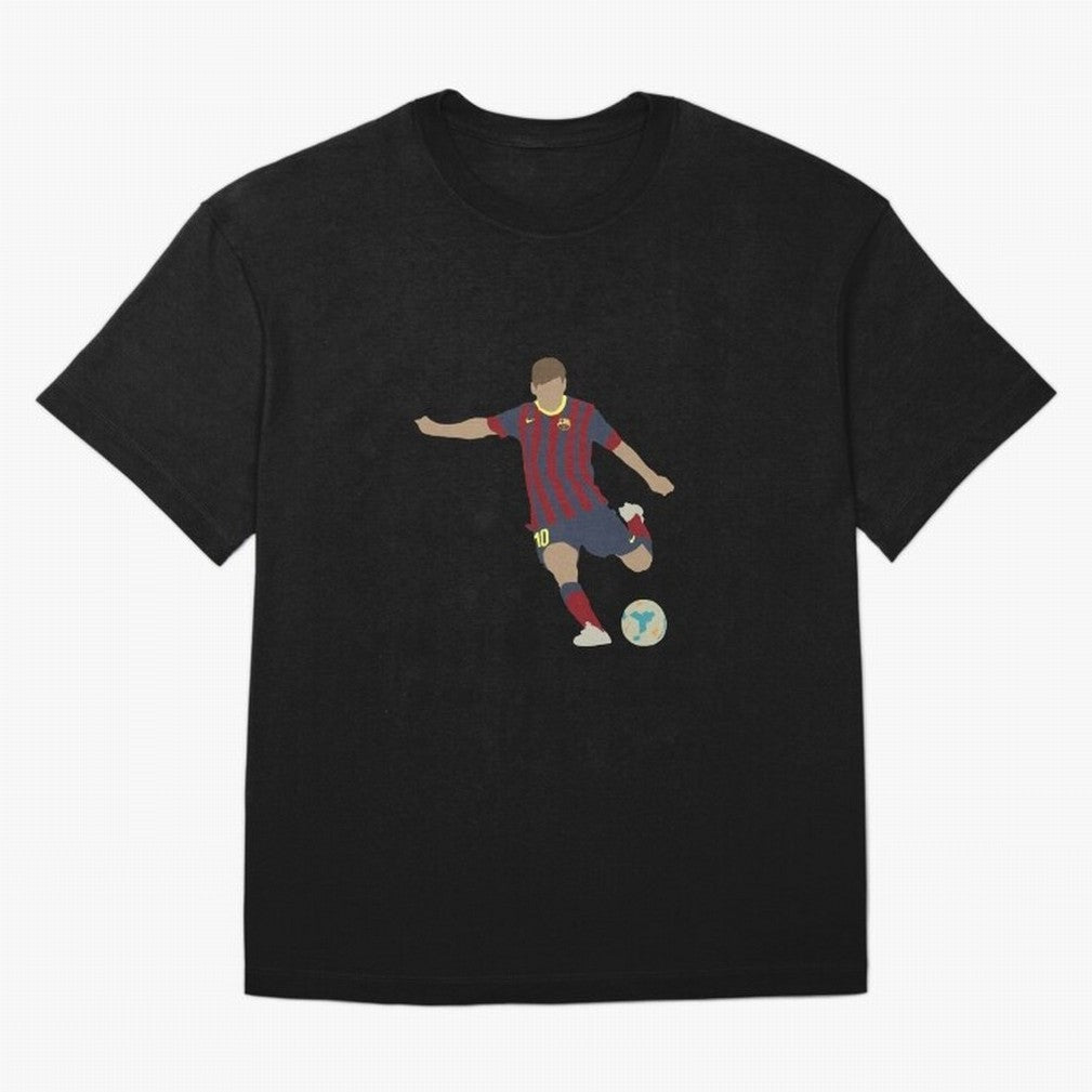 Barcelona Messi Classic T-Shirt Celebrate Match Day Hype around FIFA World Cup 2026, Haaland, France and Portugal, Stadium Memories, Football Loyalty, International Chants and Championship Tradition; Ideal for Football Dads, Football Moms, Friends,