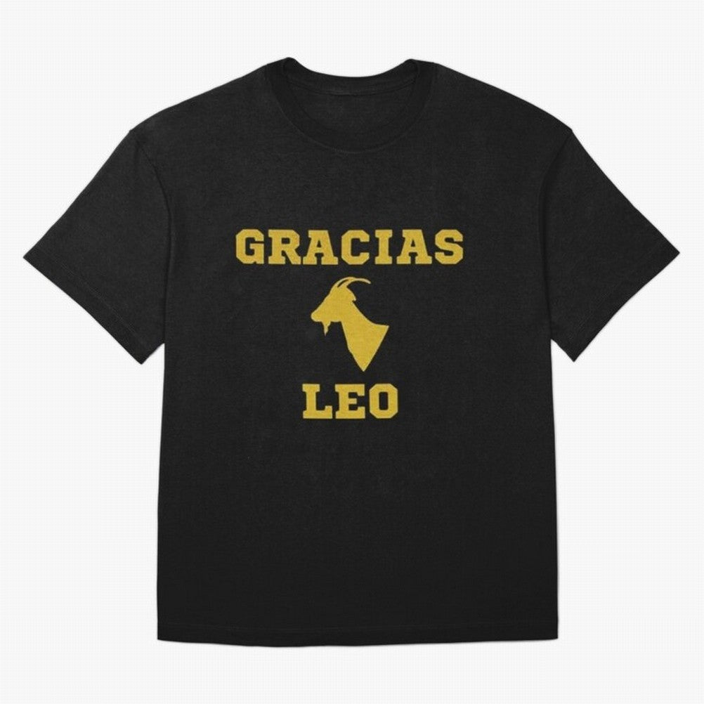 Gracias Leo| Perfect Gift For you and friends Classic T-Shirt Celebrate the Biggest Stage of FIFA World Cup 2026 USA Canada Mexico for Fans of Cristiano Ronaldo and France and Portugal, Bringing Worldwide Fan Energy, Dramatic Goals, Stadium Lights