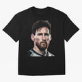 Lionel Messi Oversized T-Shirt Celebrate Every Goal in FIFA World Cup 2026 USA Canada Mexico with Mbappe and Neymar, Portugal, Spain and Germany Energy, Sports Nostalgia, International Competition, Famous Players and Unforgettable Victories; Made