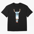 Lionel Messi Essential T-Shirt Feel the Trophy Chase of Global Football Passion for FIFA World Cup 2026 USA Canada Mexico, Filled with Cristiano Ronaldo, Spain and Netherlands, Sports Nostalgia, International Competition, Famous Players and