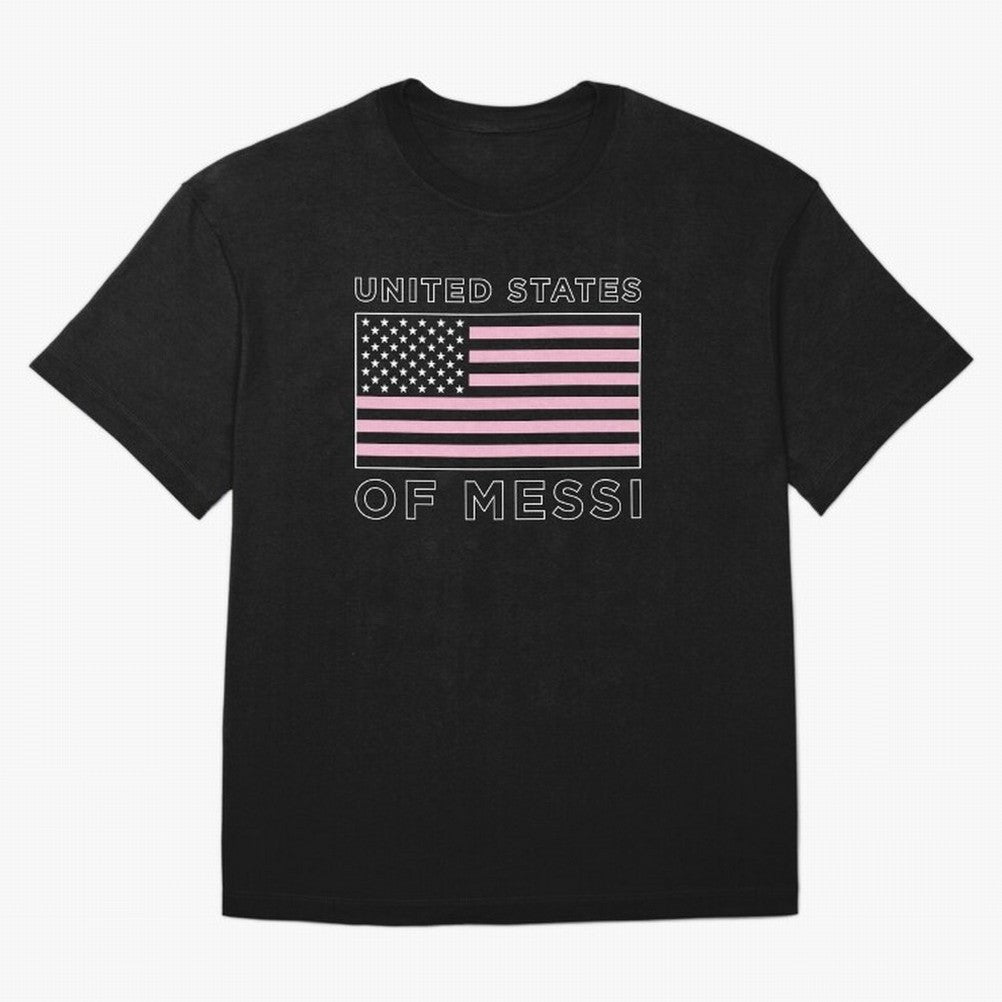 United States of Messi Oversized T-Shirt Stand Proud for FIFA World Cup 2026 Driven by Cristiano Ronaldo, England Energy, Football Passion, Legendary Performances, Festival Vibes and Supporter Community; Great for Watch Parties, Sports Bars, Family