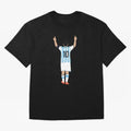 Lionel Messi, m30 Classic T-Shirt Relive Global Football Passion for FIFA World Cup 2026 USA Canada Mexico, Centered on Neymar, Haaland and Cristiano Ronaldo, Argentina, France and Brazil, Retro Football Energy, Iconic Rivalries, Trophy Chase Drama