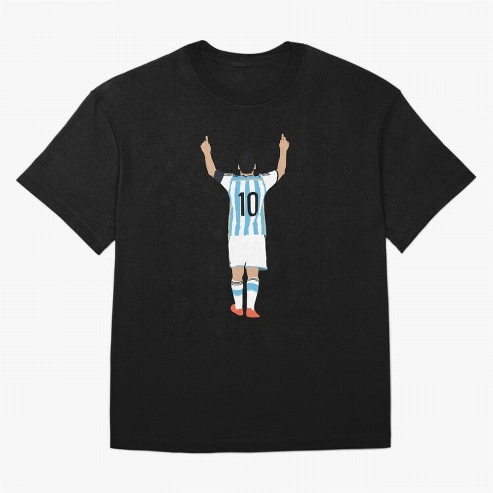 Lionel Messi, m30 Classic T-Shirt Relive Global Football Passion for FIFA World Cup 2026 USA Canada Mexico, Centered on Neymar, Haaland and Cristiano Ronaldo, Argentina, France and Brazil, Retro Football Energy, Iconic Rivalries, Trophy Chase Drama