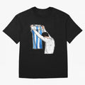 Art Messi Illustration Classic T-Shirt Join Supporters Worldwide for Global Football Passion for FIFA World Cup 2026, Inspired by Messi, Neymar and Mbappe, England, Football Passion, Legendary Performances, Festival Vibes and Supporter Community;