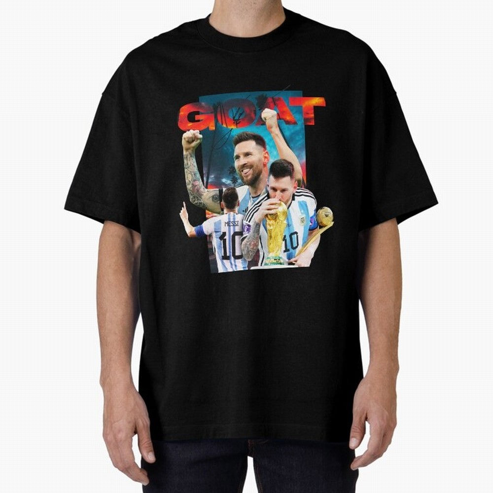 Messi GOAT Classic T-Shirt Celebrate Supporters United by Global Football Passion for FIFA World Cup 2026, Built around CR7 and Messi, Argentina, France and Brazil, Goal Celebration Energy, Supporter Heritage, Football Icons and Worldwide