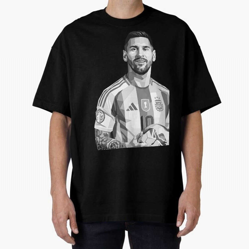 Messi grayscale Classic T-Shirt Keep the Match Day Mood of FIFA World Cup 2026 USA Canada Mexico for Fans of Haaland and Mbappe and Brazil, Bringing Worldwide Fan Energy, Dramatic Goals, Stadium Lights and Championship Celebrations; Perfect for