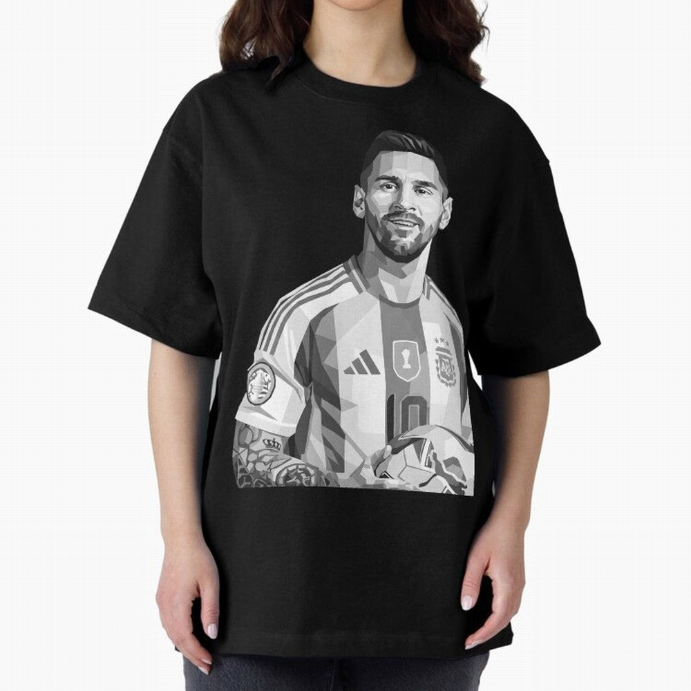 Messi grayscale Classic T-Shirt Keep the Match Day Mood of FIFA World Cup 2026 USA Canada Mexico for Fans of Haaland and Mbappe and Brazil, Bringing Worldwide Fan Energy, Dramatic Goals, Stadium Lights and Championship Celebrations; Perfect for