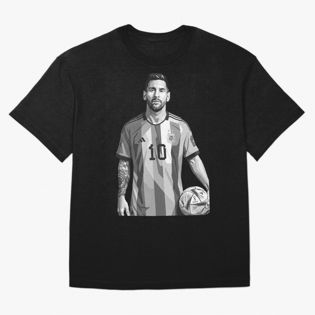 Messi grayscale Classic T-Shirt Celebrate Football Dreams Across FIFA World Cup 2026 Spirit, Featuring England and Germany, Messi, Neymar and Mbappe, Football Festival Excitement, Trophy Ambitions, Country Rivalries and Star Player Buzz; Ideal for