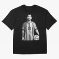 Messi grayscale Classic T-Shirt Celebrate Football Dreams Across FIFA World Cup 2026 Spirit, Featuring England and Germany, Messi, Neymar and Mbappe, Football Festival Excitement, Trophy Ambitions, Country Rivalries and Star Player Buzz; Ideal for