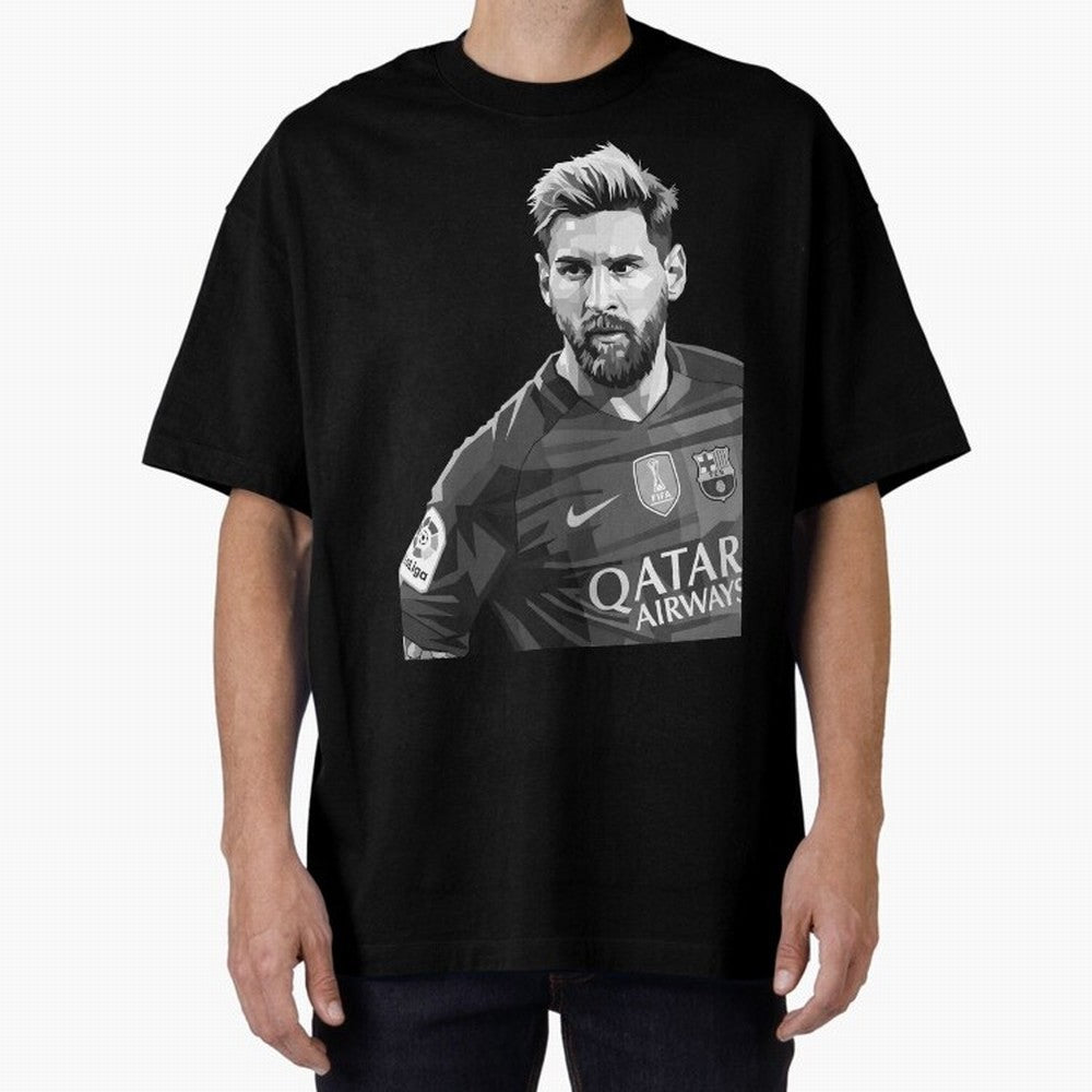 Messi grayscale Classic T-Shirt Honor Champions and Dreams in FIFA World Cup 2026 Group Stage Inspired by Messi, CR7 and Mbappe, Brazil, Portugal and Argentina Energy, Game Day Rituals, Football Legends, Country Pride and the Road to the Final;