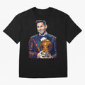 Messi Wpap Oversized T-Shirt Bring Trophy Dreams to FIFA World Cup 2026 for Fans of Cristiano Ronaldo, Haaland and CR7 and Portugal, Bringing Football Passion, Legendary Performances, Festival Vibes and Supporter Community; Perfect for Supporters