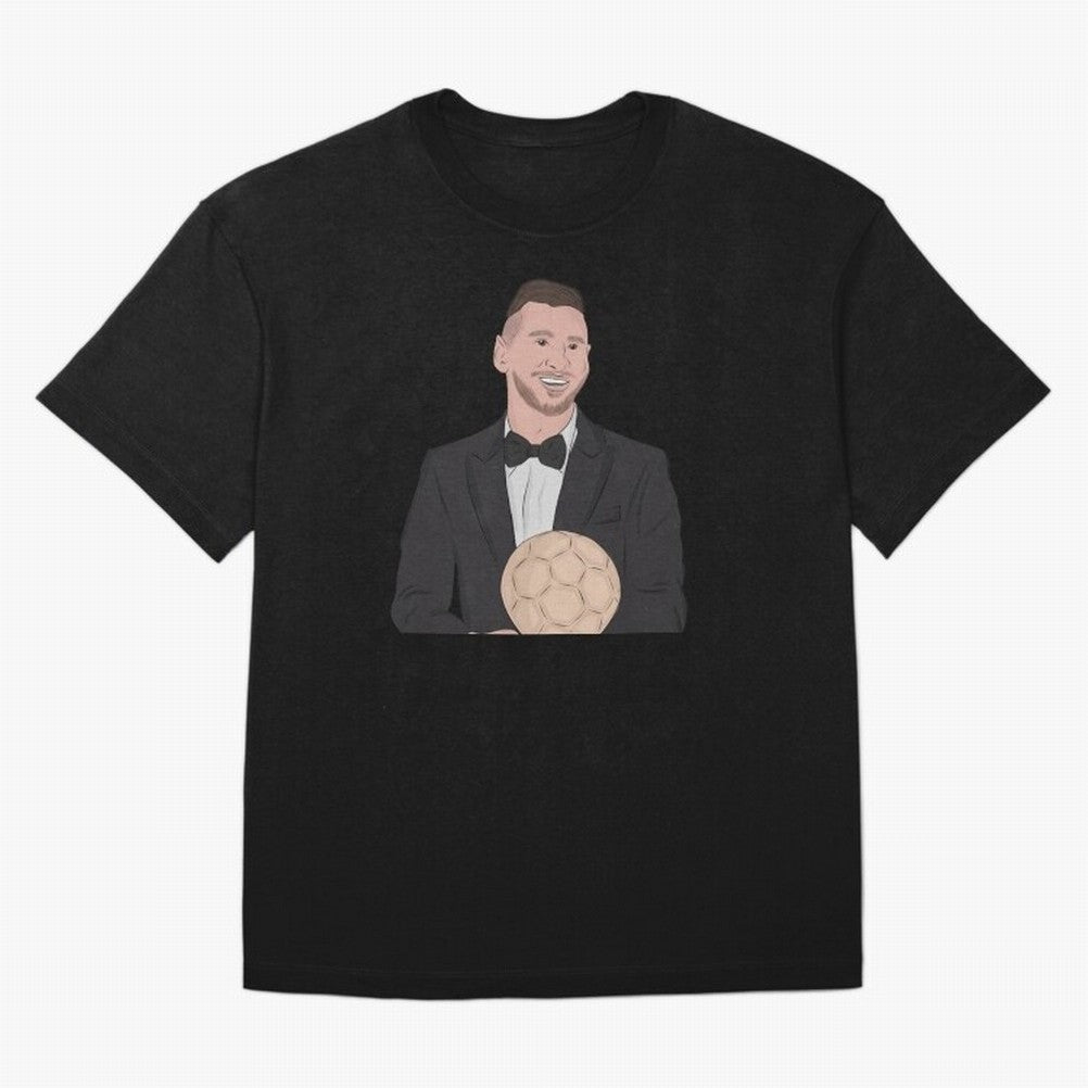 Lionel Messi 2023 Ballon d'Or Classic T-Shirt Celebrate the Stars of the FIFA World Cup 2026 Group Stage Journey through Mbappe and Neymar Highlights, Argentina, France and Brazil Pride, Tournament Hype, Historic Matchups, Family Viewing Parties