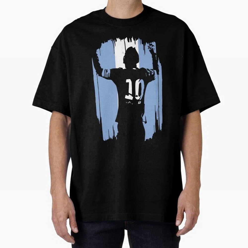 Argentina World Champs Messi Number Essential T-Shirt Show Match Day Excitement for Global Football Passion for FIFA World Cup 2026 USA Canada Mexico, Celebrating Cristiano Ronaldo, Haaland and CR7, England, France and Netherlands, Sports