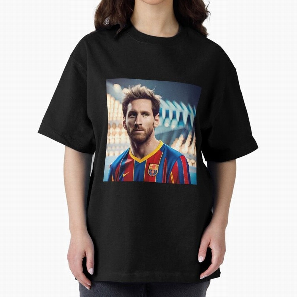 Messi Photo Realistic Paint Art Classic T-Shirt Live the Energy of FIFA World Cup 2026 Group Stage Filled with Cristiano Ronaldo, Haaland and CR7, Argentina Energy, Worldwide Fan Energy, Dramatic Goals, Stadium Lights and Championship Celebrations;