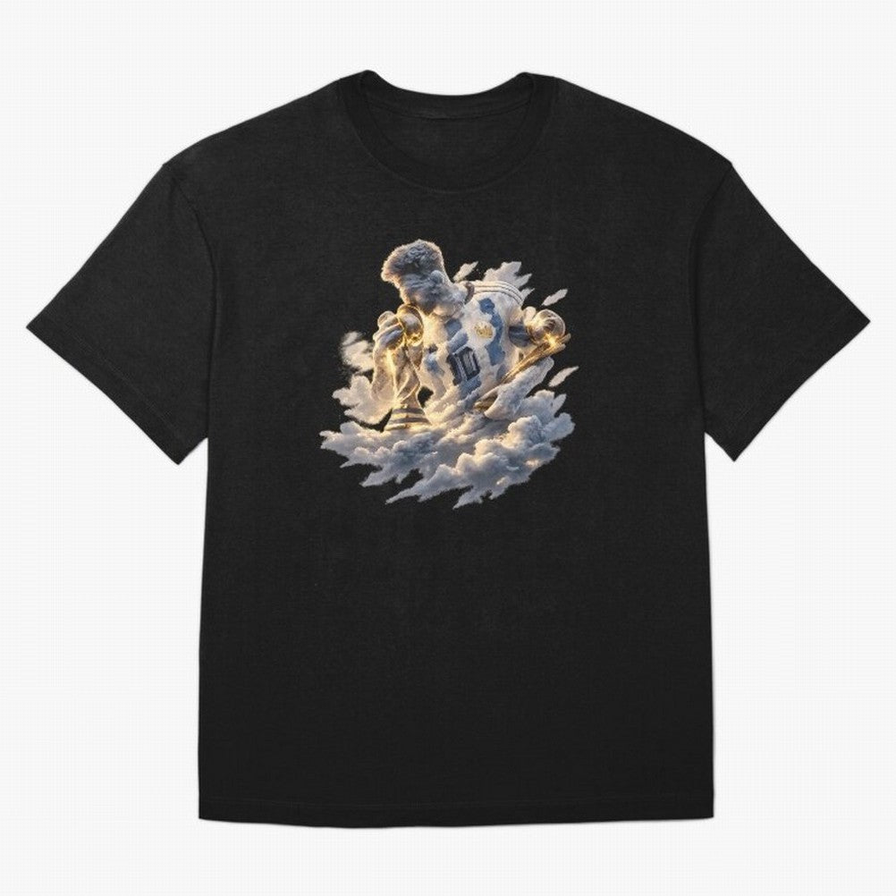 Lionel Messi ¨C Divine Number 10 Oversized T-Shirt Create the FIFA World Cup 2026 Group Stage Journey through CR7 and Messi Highlights, France Pride, Champion Mindset, Group Stage Buzz, Knockout Tension and Passionate Fan Culture; Perfect for Fans,