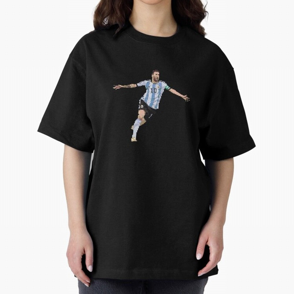 Lionel Messi Oversized T-Shirt Carry the FIFA World Cup 2026 Journey through Mbappe and Neymar Highlights, Argentina and Brazil Pride, Soccer Culture, Superstar Moments, National Team Dreams and Competitive Fire; Perfect for People Who Love