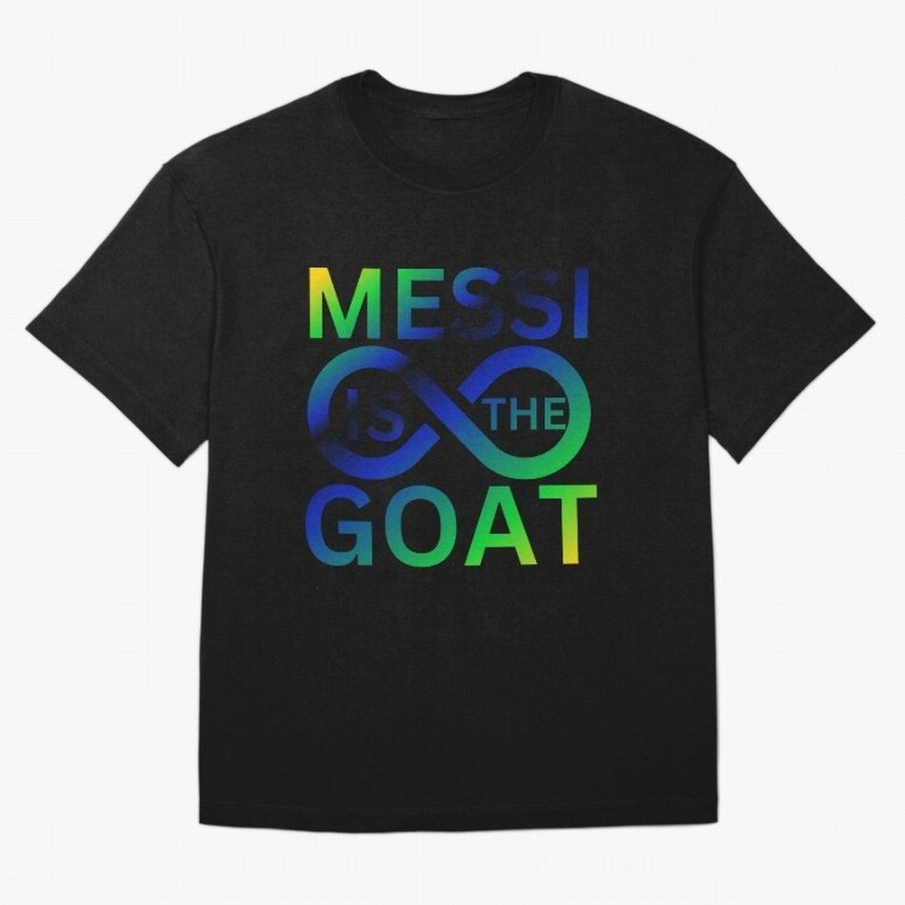 Messi is the GOAT Oversized T-Shirt Back the Journey through FIFA World Cup 2026 Spirit, Centered on Brazil, Portugal and Argentina, Messi, Championship Spirit, Famous Goals, Roaring Crowds and International Football Unity; Built for Supporters