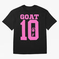 Miami Champions The Goat 10 Oversized T-Shirt Follow Match Day Hype around FIFA World Cup 2026 USA Canada Mexico, Neymar, Portugal, Spain and Germany, Match Day Excitement, Supporter Culture, Golden Goals and Global Football Passion; Created for