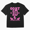 The Goat 10 Miami Champion Classic T-Shirt Bring Match Day Fire to the FIFA World Cup 2026 Journey through Messi Highlights, Spain Pride, Stadium Memories, Football Loyalty, International Chants and Championship Tradition; Great for Watch Parties,