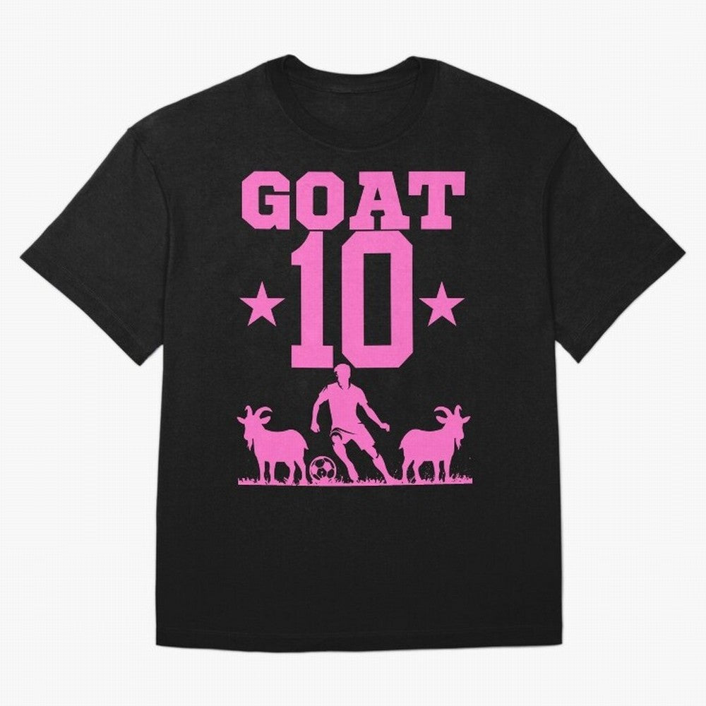 The Goat 10 Miami Champion Classic T-Shirt Bring Match Day Fire to the FIFA World Cup 2026 Journey through Messi Highlights, Spain Pride, Stadium Memories, Football Loyalty, International Chants and Championship Tradition; Great for Watch Parties,