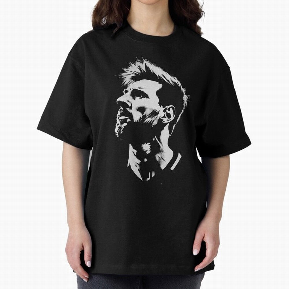 Messi Stencil Graphic poster design Classic T-Shirt Celebrate the Road through FIFA World Cup 2026 USA Canada Mexico Capturing CR7 and Messi, Argentina and Brazil Energy, Football History, Final Match Energy, Crowd Noise and Once in a Lifetime