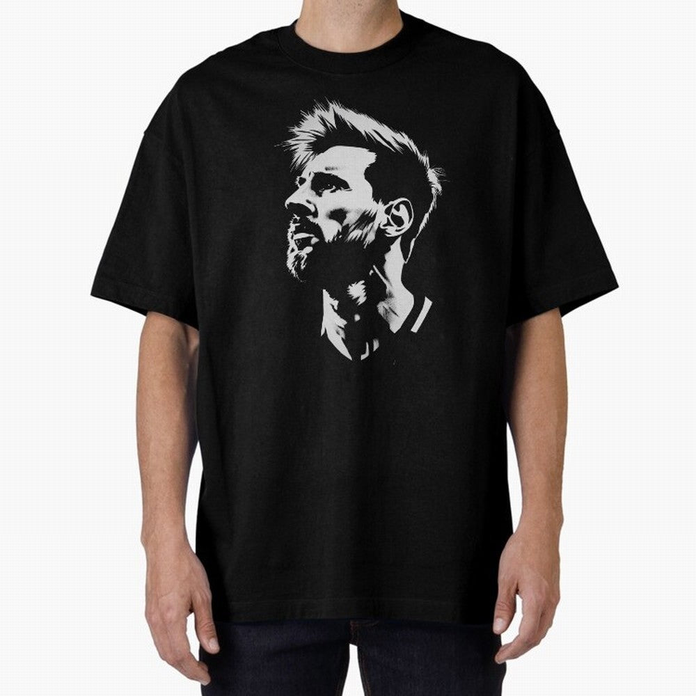 Messi Stencil Graphic poster design Classic T-Shirt Celebrate the Road through FIFA World Cup 2026 USA Canada Mexico Capturing CR7 and Messi, Argentina and Brazil Energy, Football History, Final Match Energy, Crowd Noise and Once in a Lifetime