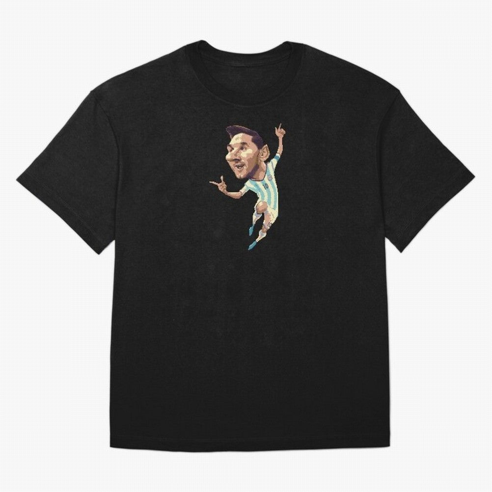 Lionel Messi Oversized T-Shirt Capture Stadium Memories from FIFA World Cup 2026 Group Stage Celebrating Messi, Neymar and Mbappe, England, France and Netherlands Energy, Champion Mindset, Group Stage Buzz, Knockout Tension and Passionate Fan