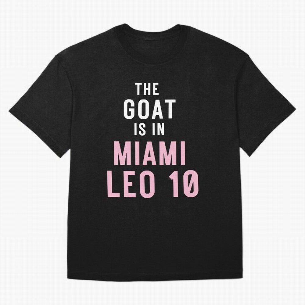 The Goat is in Miami - Leo 10 Essential T-Shirt Bring a Vintage Feel to Global Football Passion for FIFA World Cup 2026, Highlighting Haaland, Spain, Game Day Rituals, Football Legends, Country Pride and the Road to the Final; Created for Match Day