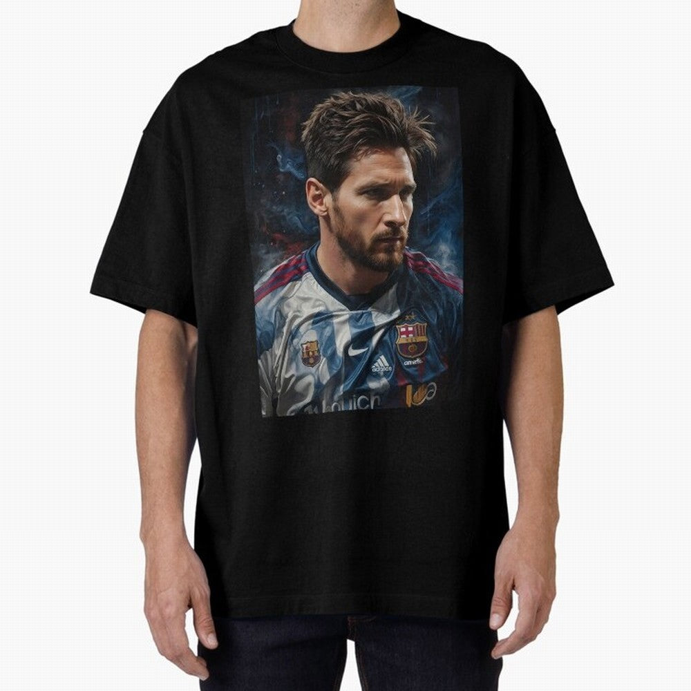 Argentina World Champs Messi Number Oversized T-Shirt Relive Legendary Nights from the FIFA World Cup 2026 Group Stage Journey through Messi, Neymar and Mbappe Highlights, Brazil, Portugal and Argentina Pride, Goal Celebration Energy, Supporter