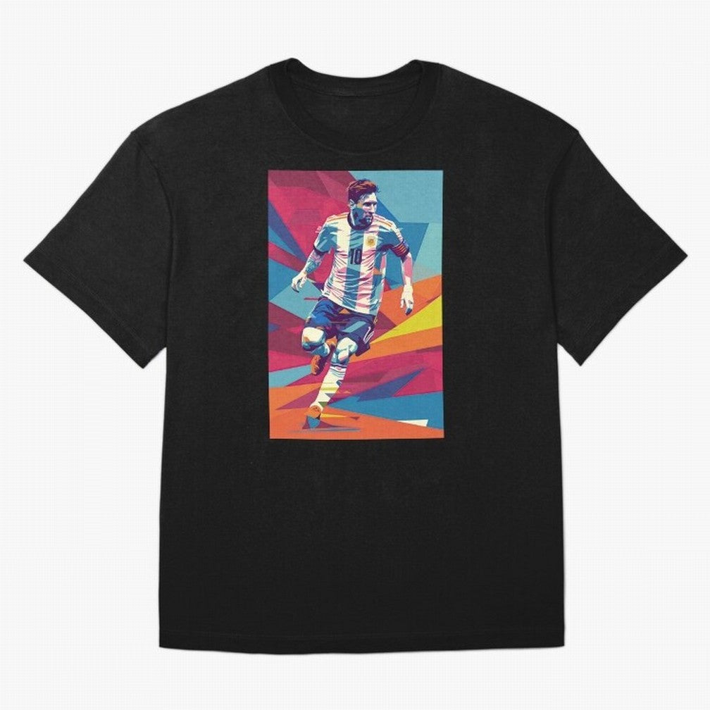 Messi in action Graphic poster design Classic T-Shirt Honor the FIFA World Cup 2026 Journey through Haaland Highlights, England, France and Netherlands Pride, Football Passion, Legendary Performances, Festival Vibes and Supporter Community; Ideal