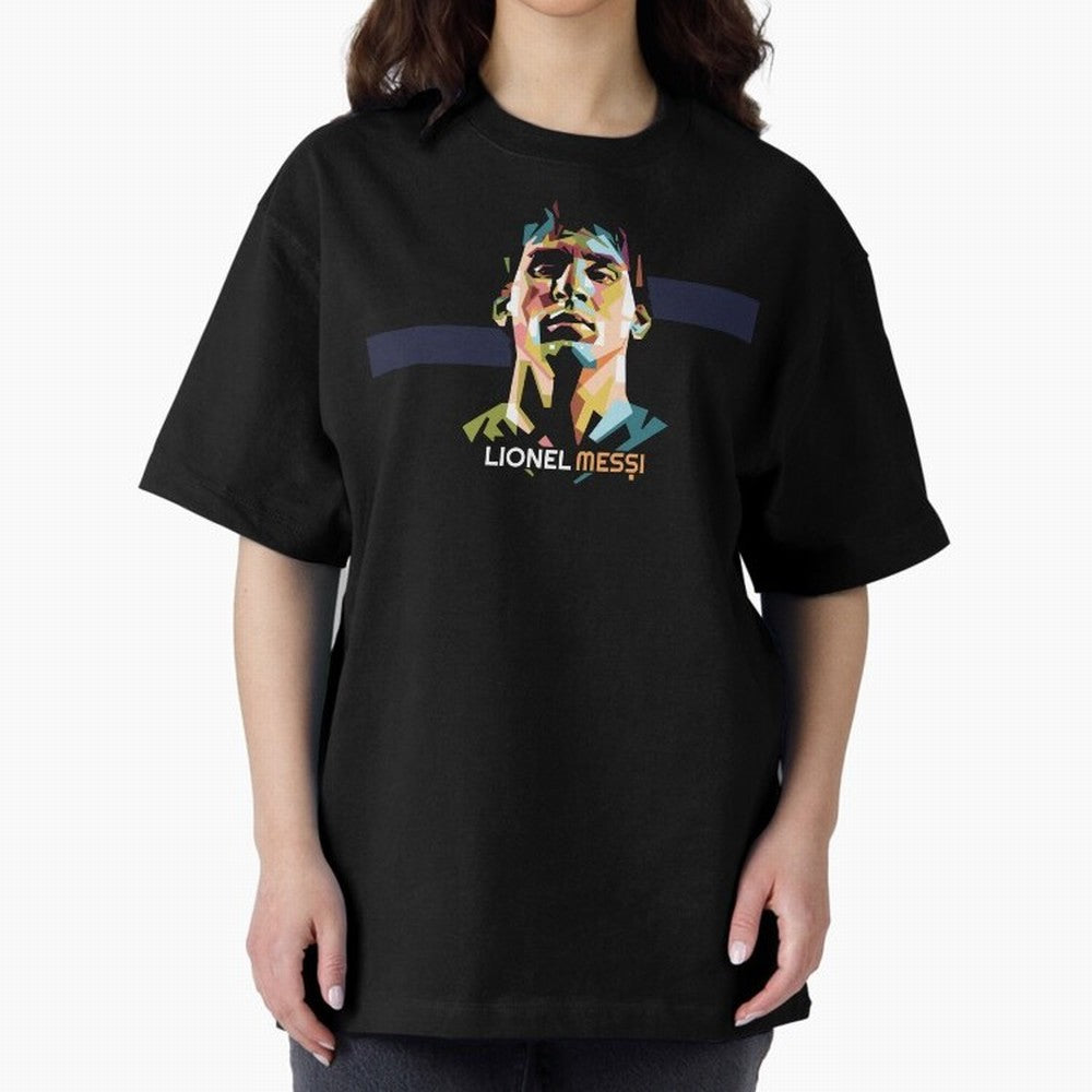 Lionel Messi Magic Oversized T-Shirt Capture FIFA World Cup 2026 Group Stage Spirit, Built around England, Mbappe, Classic Soccer Heritage, Championship Pressure, Fan Loyalty and International Pride; Made for Die Hard Supporters, Soccer Lovers,