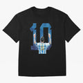Messi 10 Argentina Oversized T-Shirt Celebrate Unforgettable Nights in Match Day Hype around FIFA World Cup 2026, Mbappe, Argentina, Global Supporter Spirit, Legendary Goals, National Colors and Tournament Celebration; Made for Die Hard Supporters,