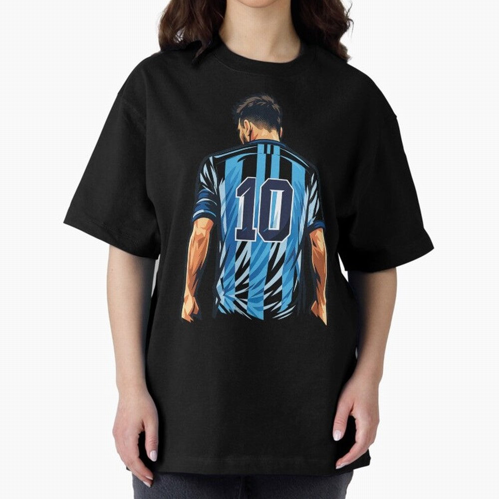 Messi 10 legend Oversized T-Shirt Support Iconic Players in the FIFA World Cup 2026 Group Stage Journey through CR7 and Messi Highlights, Brazil, Portugal and Argentina Pride, Football History, Final Match Energy, Crowd Noise and Once in a Lifetime