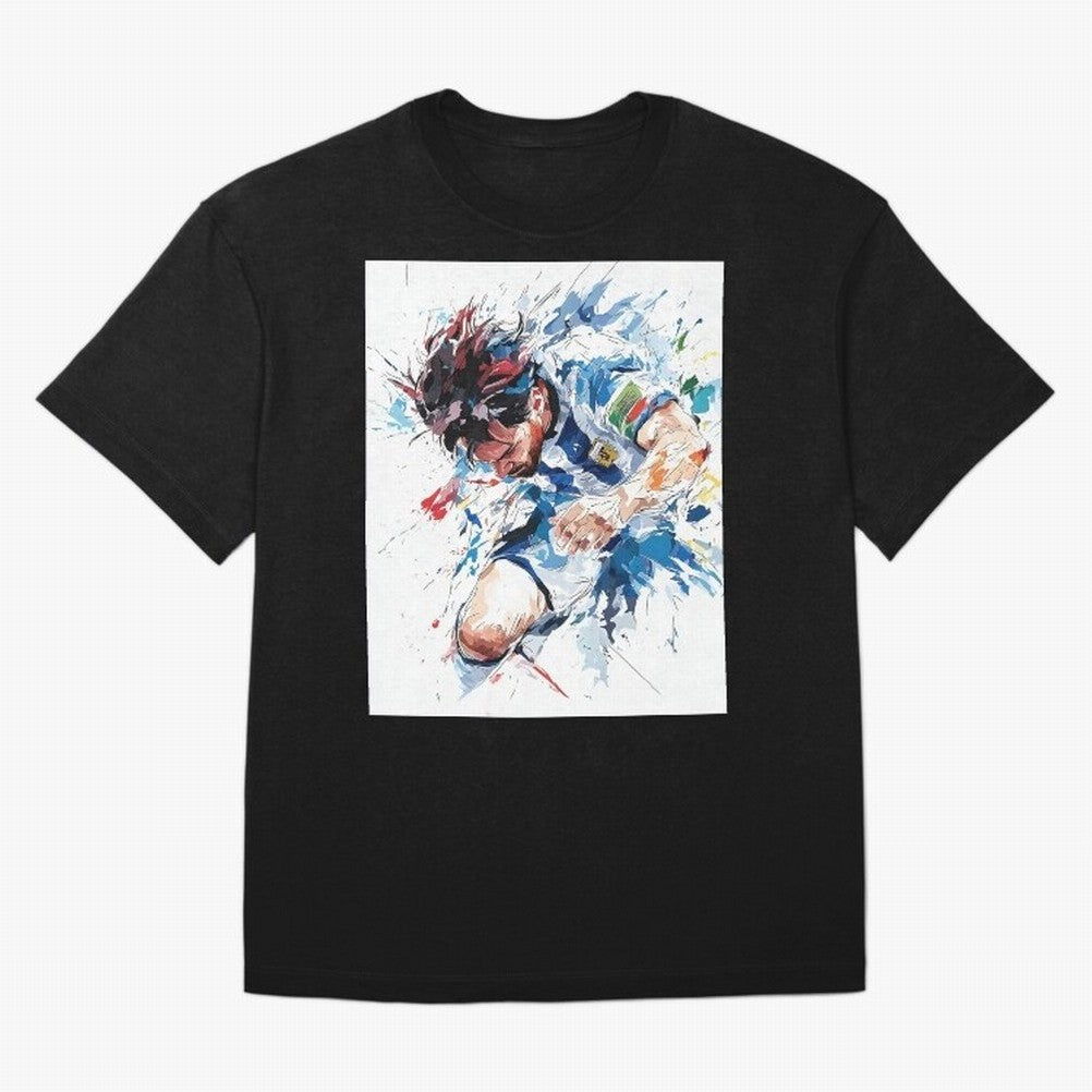 Vibrant Lionel Messi Art - World Cup Champion in Action Classic T-Shirt Show Fan Pride Across FIFA World Cup 2026 Group Stage for Fans of Cristiano Ronaldo, Haaland and CR7 and Germany, Bringing Stadium Chants, National Pride, Trophy Dreams and
