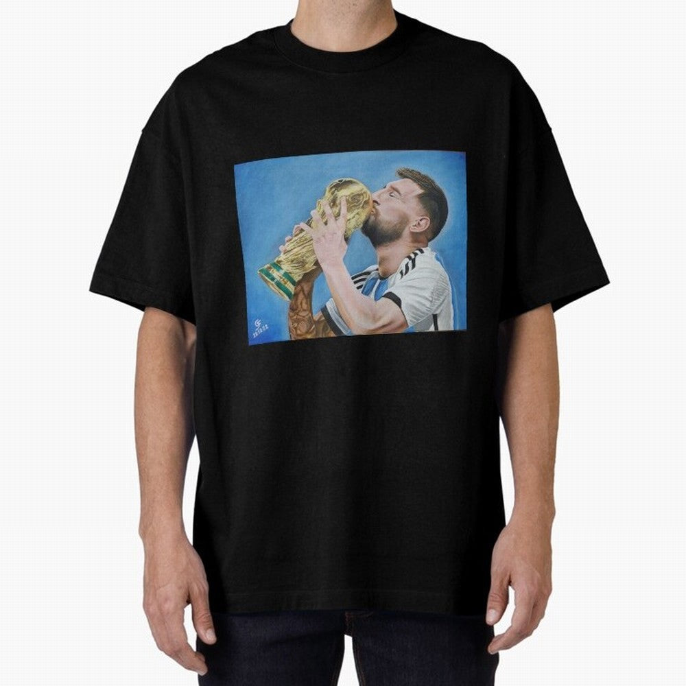 Lionel Messi Oversized T-Shirt Bring World Football Passion into Global Football Passion for FIFA World Cup 2026 USA Canada Mexico, Capturing Cristiano Ronaldo, England and Germany, Stadium Memories, Football Loyalty, International Chants and