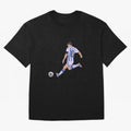 Messi Oversized T-Shirt Stand with Global Football Passion for FIFA World Cup 2026 USA Canada Mexico, Driven by Mbappe and Neymar, Argentina, Soccer Culture, Superstar Moments, National Team Dreams and Competitive Fire; Great for Supporters Who