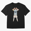 Lionel Messi Oversized T-Shirt Elevate the FIFA World Cup 2026 Journey through Messi and Cristiano Ronaldo Highlights, France and Portugal Pride, Retro Football Energy, Iconic Rivalries, Trophy Chase Drama and Stadium Atmosphere; Perfect for