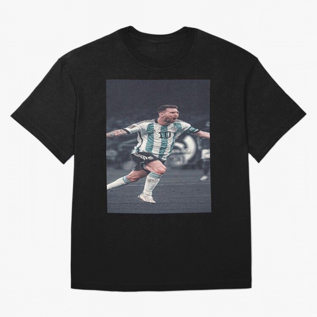 Lionel Messi Essential T-Shirt Celebrate Soccer Greatness during Match Day Hype around FIFA World Cup 2026 USA Canada Mexico, Messi, Neymar and Mbappe, Brazil, Portugal and Argentina, Classic Soccer Heritage, Championship Pressure, Fan Loyalty and