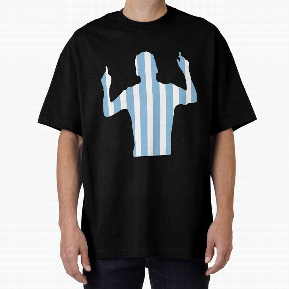 lionel Oversized T-Shirt Follow Every Goal of FIFA World Cup 2026 USA Canada Mexico for Fans of Neymar and Spain, Bringing Retro Football Energy, Iconic Rivalries, Trophy Chase Drama and Stadium Atmosphere; Great for Watch Parties, Sports Bars,