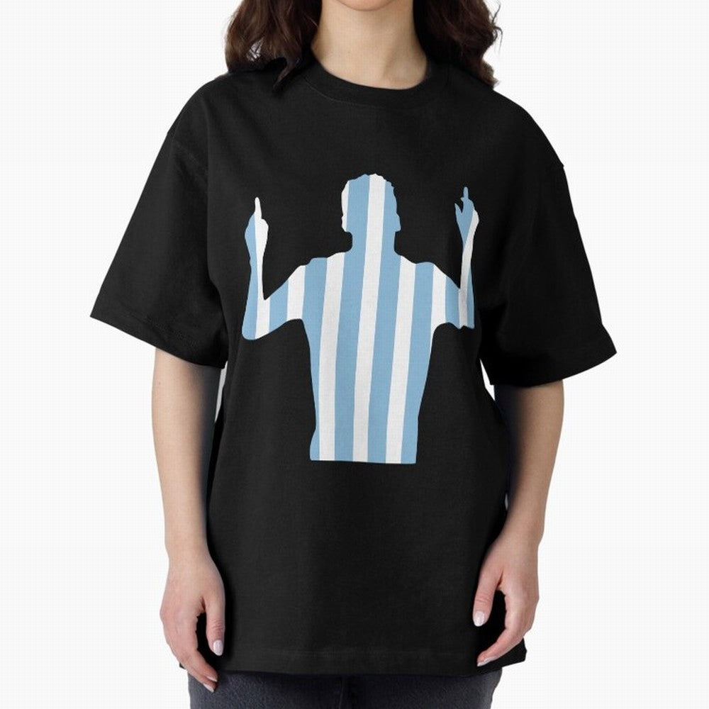 lionel Oversized T-Shirt Follow Every Goal of FIFA World Cup 2026 USA Canada Mexico for Fans of Neymar and Spain, Bringing Retro Football Energy, Iconic Rivalries, Trophy Chase Drama and Stadium Atmosphere; Great for Watch Parties, Sports Bars,