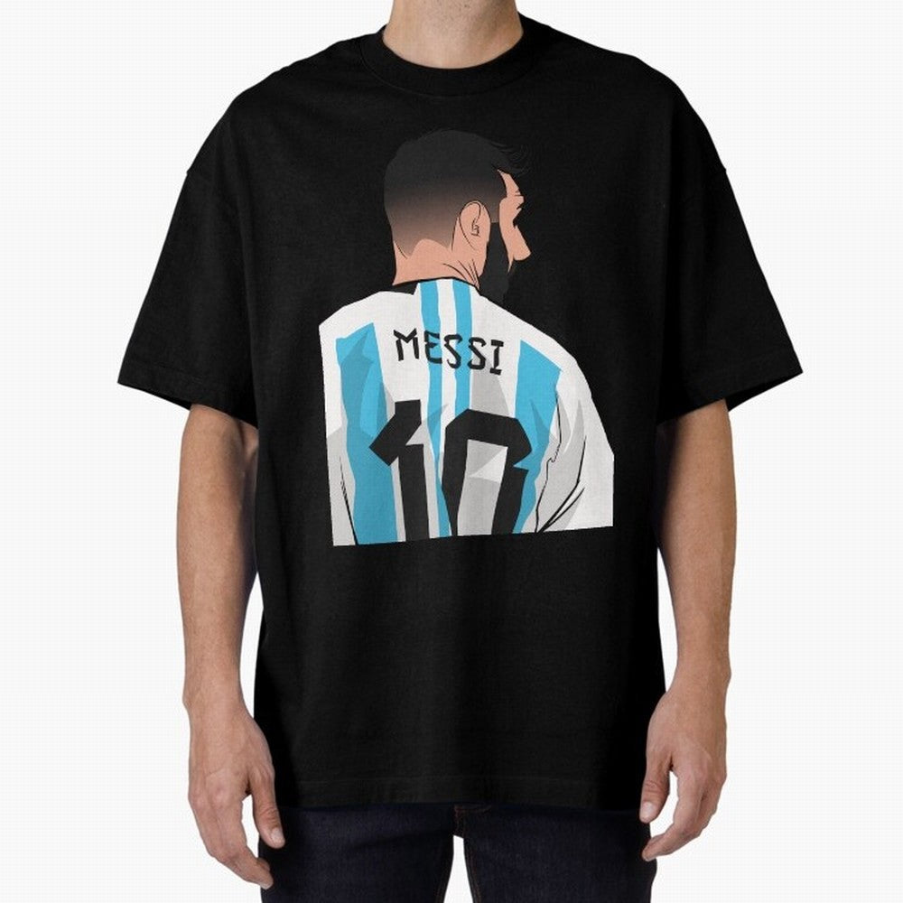 Messi Oversized T-Shirt Celebrate FIFA World Cup 2026 Group Stage Made for CR7 and Messi, Brazil, Portugal and Argentina Energy, Goal Celebration Energy, Supporter Heritage, Football Icons and Worldwide Tournament Joy; Ideal for Fans Who Follow