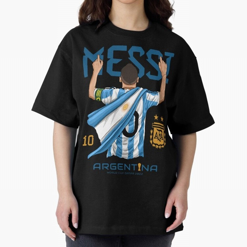 The King Leo Messi Legend Oversized T-Shirt Bring Match Day Fire to FIFA World Cup 2026 for Fans of Haaland and France and Portugal, Bringing Tournament Hype, Historic Matchups, Family Viewing Parties and Global Sports Pride; Made for Die Hard