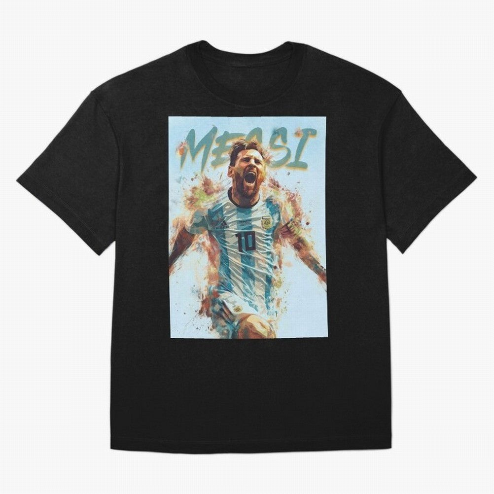 MiaMessi Premium Oversized T-Shirt Keep Football History Alive during the FIFA World Cup 2026 USA Canada Mexico Journey through Neymar, Haaland and Cristiano Ronaldo Highlights, Argentina and Brazil Pride, Stadium Chants, National Pride, Trophy