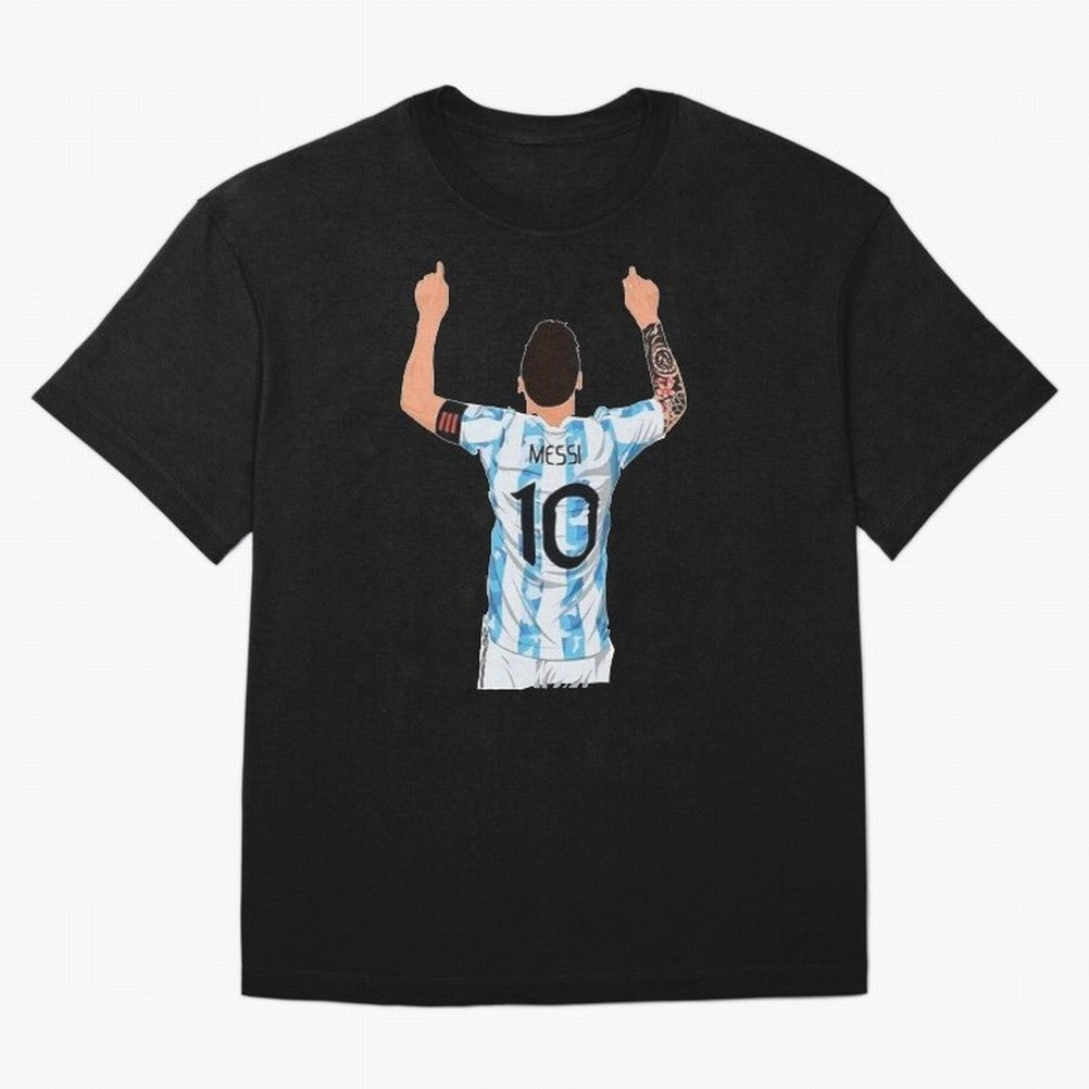 Lionel Messi Oversized T-Shirt Fuel Your Fan Pride for FIFA World Cup 2026 Spirit, Capturing Argentina and Brazil, CR7, Stadium Chants, National Pride, Trophy Dreams and Unforgettable Football Memories; Ideal for Passionate Fans Who Love Underdog