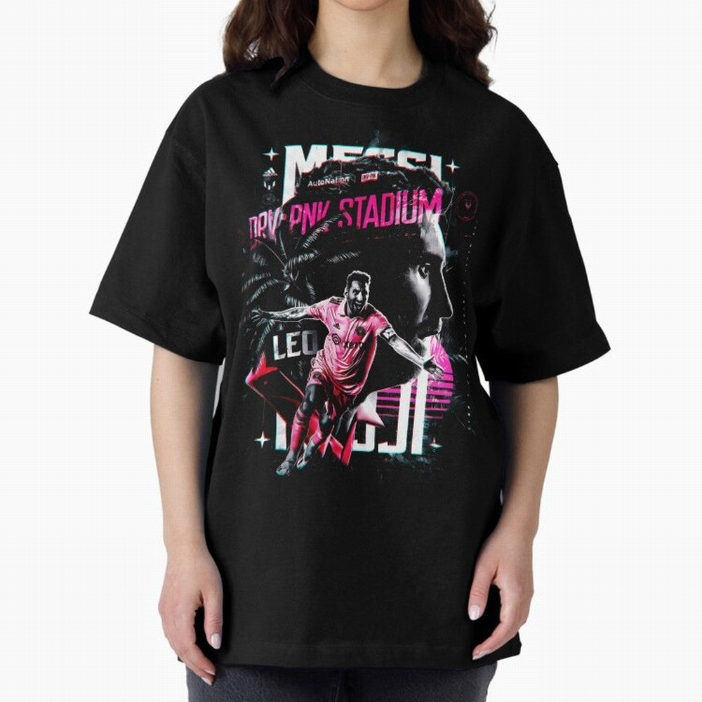 The King Leo Messi Legend Oversized T-Shirt Back Your Heroes with the FIFA World Cup 2026 Group Stage Journey through Cristiano Ronaldo Highlights, France and Portugal Pride, Fan Favorite Moments, National Team Passion, Big Match Drama and Soccer