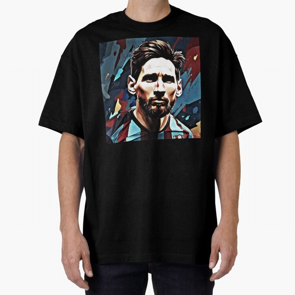 The King Leo Messi Legend Oversized T-Shirt Showcase FIFA World Cup 2026 Driven by CR7 and Messi, England and Germany Energy, Stadium Chants, National Pride, Trophy Dreams and Unforgettable Football Memories; Perfect for Fans, Collectors, Family