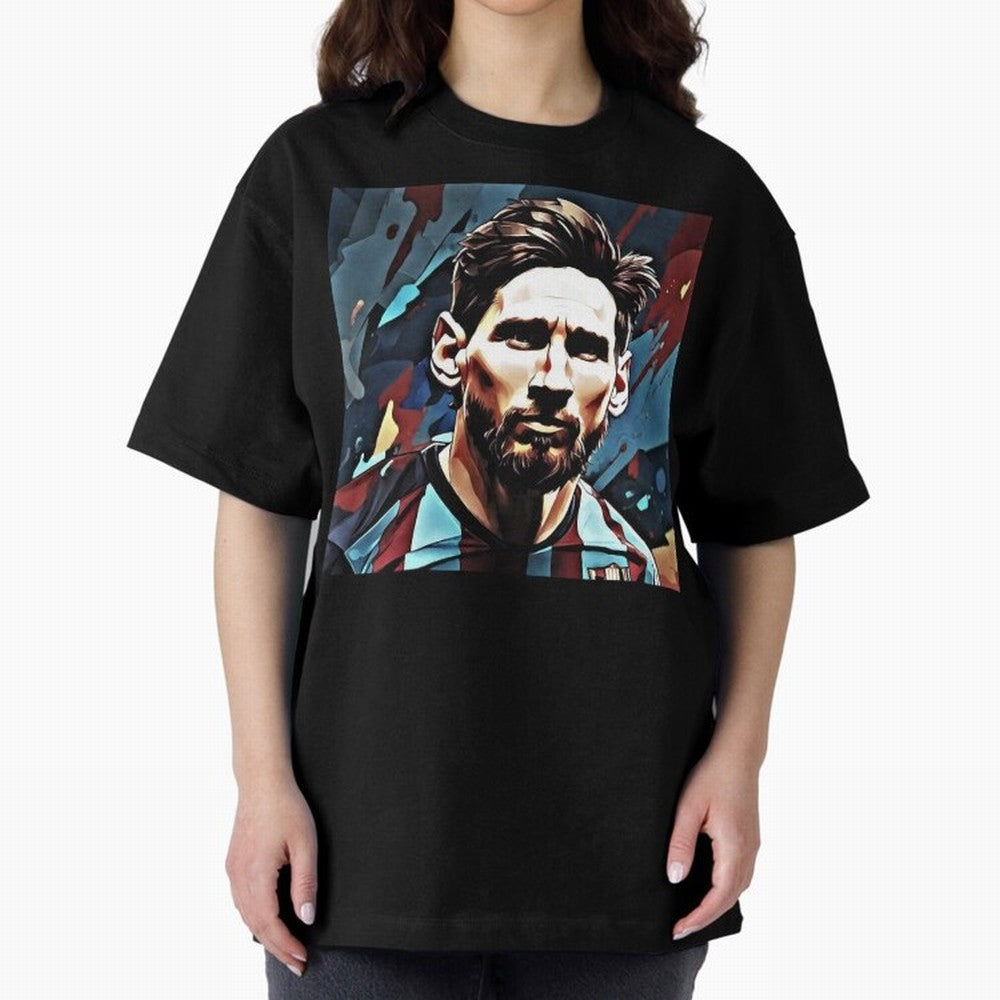 The King Leo Messi Legend Oversized T-Shirt Showcase FIFA World Cup 2026 Driven by CR7 and Messi, England and Germany Energy, Stadium Chants, National Pride, Trophy Dreams and Unforgettable Football Memories; Perfect for Fans, Collectors, Family